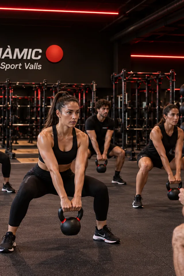 Sessió il·lustrativa d’entrenament funcional amb kettlebells