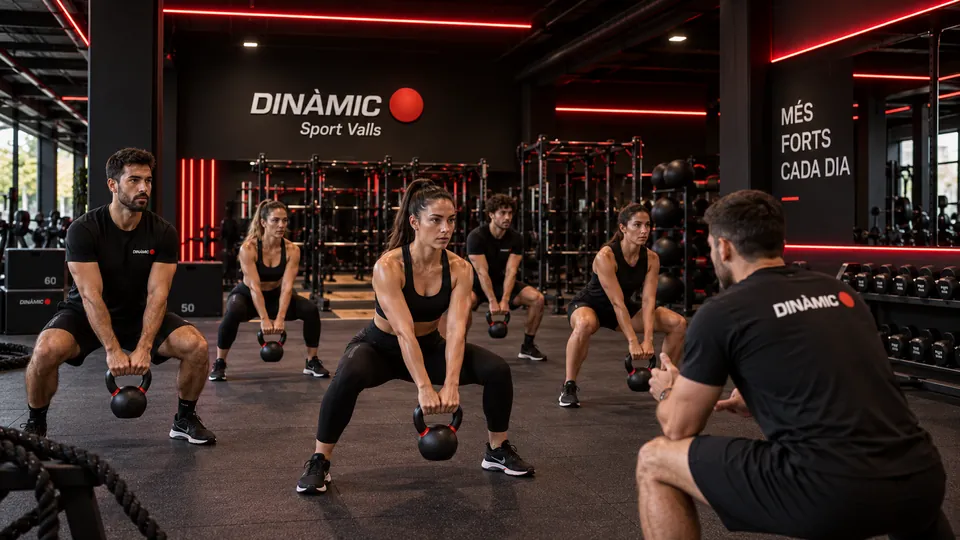 Proposta visual d’un entrenament amb kettlebells